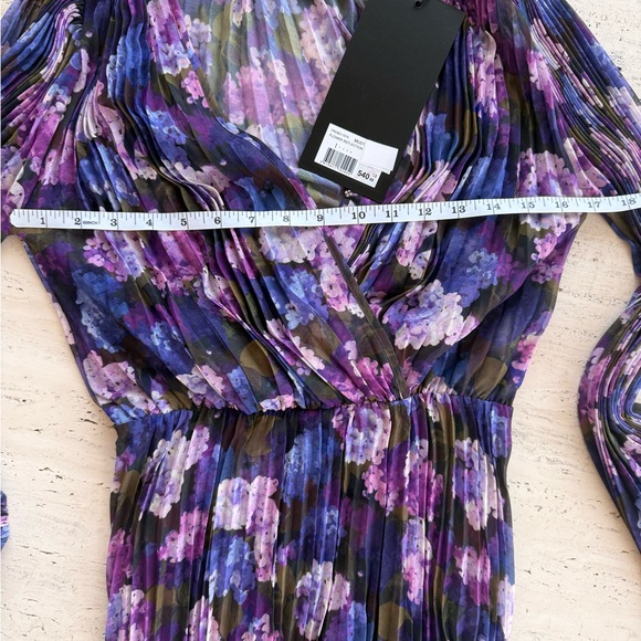 NWT The Kooples Multicolor Floral Dress, Size 0 - Picture 8 of 9